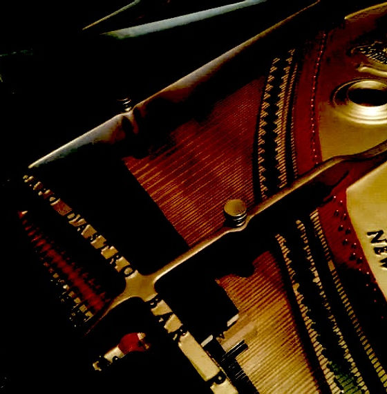 Sohmer & New York piano detail